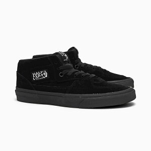 【12%OFF】VANS バンズ ハーフキャブ メンズ スニーカー CLASSICS HALF CAB [VN000DZ3BKA VN-0DZ3BKA BLACK/BLACK] (スケートボード シューズ)(スケートシューズ スケシュー) USA ヴァンズ SNEAKER MEN'S HALFCAB スエード 黒 靴 USA企画 プレゼント