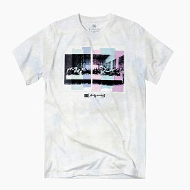 DC DC SHOES ANDY WARHOL THE LSAT SUPPER HSS ADYZT05127 WBB0[DCシューズ アンディ・ウォーホル 最後の晩餐 半袖Tシャツ][メンズ/白/ストリート系ブランド/ロゴ/絵画/コラボ 新作]