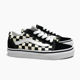 【毎日発送】バンズ オールドスクール キッズ VANS OLD SKOOL K VN0A38HBP0S ヴァンズ スニーカー キッズシューズ 黒白 チェック US企画 子供靴