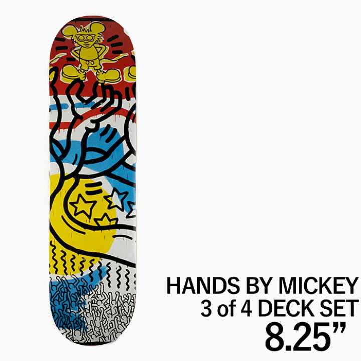 楽天市場】【スケボー デッキ】DIAMOND X KEITH HARING HANDS BY 