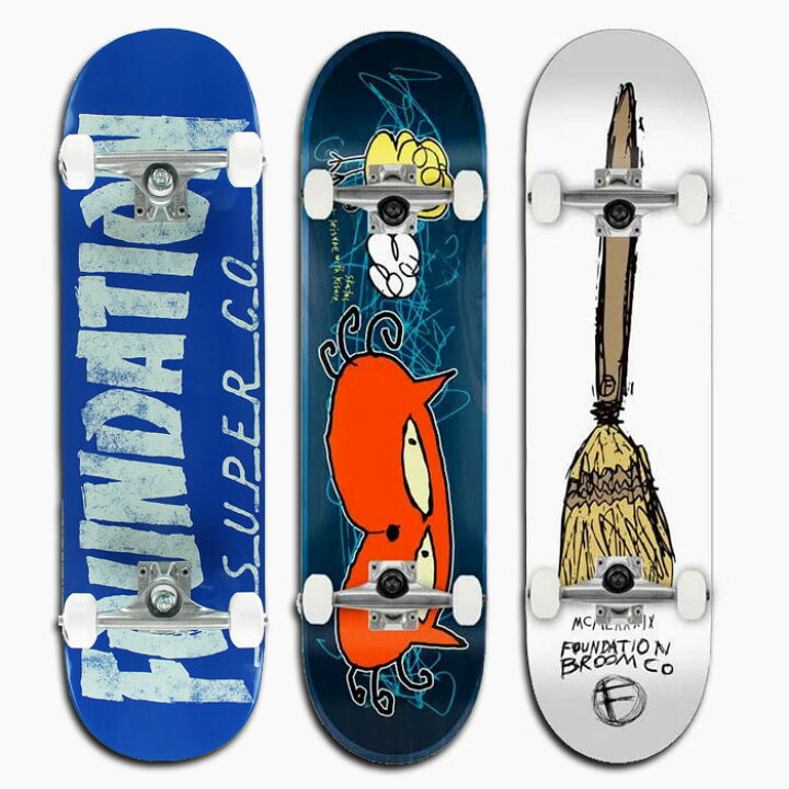 楽天市場】【スケボー コンプリート 8.0 8.25 8.38】FOUNDATION  