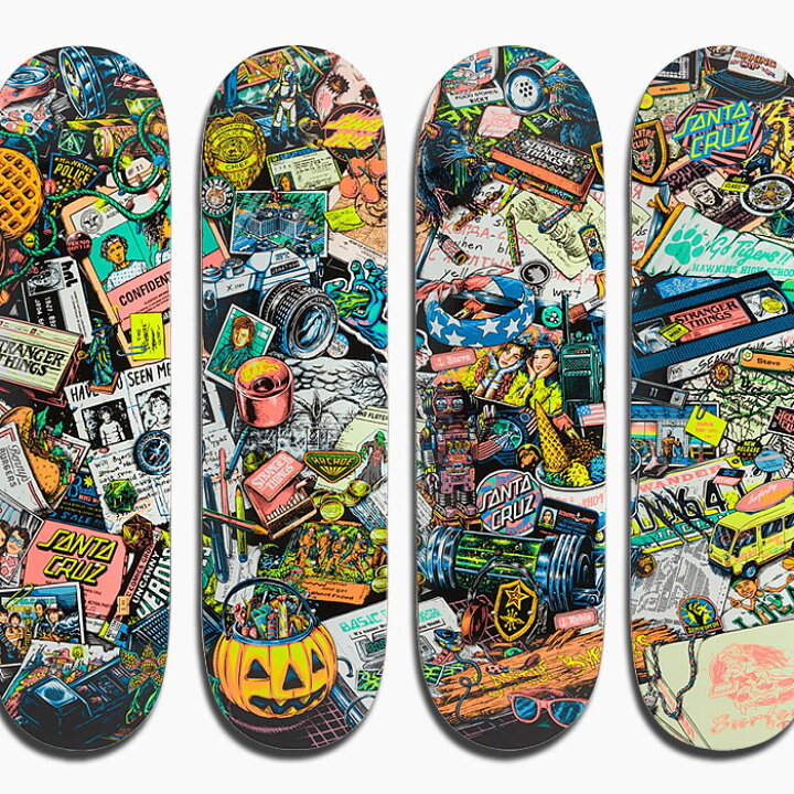 楽天市場】SANTA CRUZ STRANGER THINGS DECK サンタクルーズ  