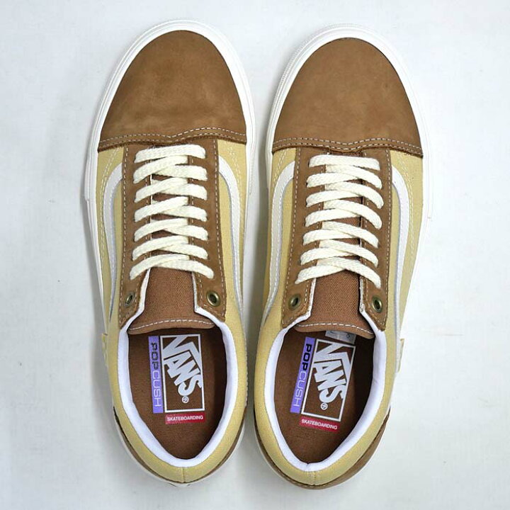 楽天市場 Vans Skate Old Skool Vn0a5fcbbro バンズ スケートオールドスクール メンズ ヴァンズ スニーカー ヌバック キャンバス 茶色 ベージュ Us企画 新作 スニーカー 坊主