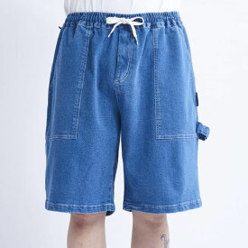 【DC デニムパンツ】DC 23 SUPER WIDE DENIM SHORT INDIGO DW231030 IND[ディーシ−シューズ スーパー ワイド デニムショーツ][DCシューズ メンズ ペインターパンツ ハーフパンツ ショートパンツ]