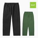【ハフ スケートボード パンツ】HUF LEISURE SKATE PANT PT00200[ハフ レジャー スケートパンツ][メンズ/ボトムス/黒 カーキ/バギー/ロングパンツ]【並行輸入品】