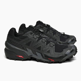 【最強配送】サロモン スニーカー トレイルランニングシューズ メンズ レディース SALOMON SPEEDCROSS 6 M/L41737900 W/L41742800 スピードクロス6 軽量 トレランシューズ ハイキングシューズ 黒