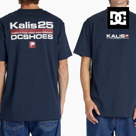 ディーシーシューズ ジョシュ・カリス Tシャツ DC SHOES KALIS 25 SS S DST234004 BYJ0 メンズ 半袖Tシャツ ロゴ ネイビー スケート スケーター