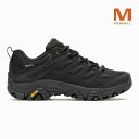 メレル ハイキングシューズ モアブ 3 シンセティック ゴアテックス ウィメンズ MERRELL MOAB 3 SYNTHETIC GORE-TEX W J500426 レディース 黒 防水 透湿 軽量 ビブラムソール Vibram