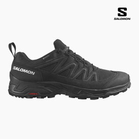 サロモン ハイキングシューズ ゴアテックス SALOMON X WARD LEATHER GTX M/L47182300 W/L47182600 メンズ レディース 防水 透湿 軽量 トレイルシューズ ハイキングシューズ 黒 エックスワード レザー