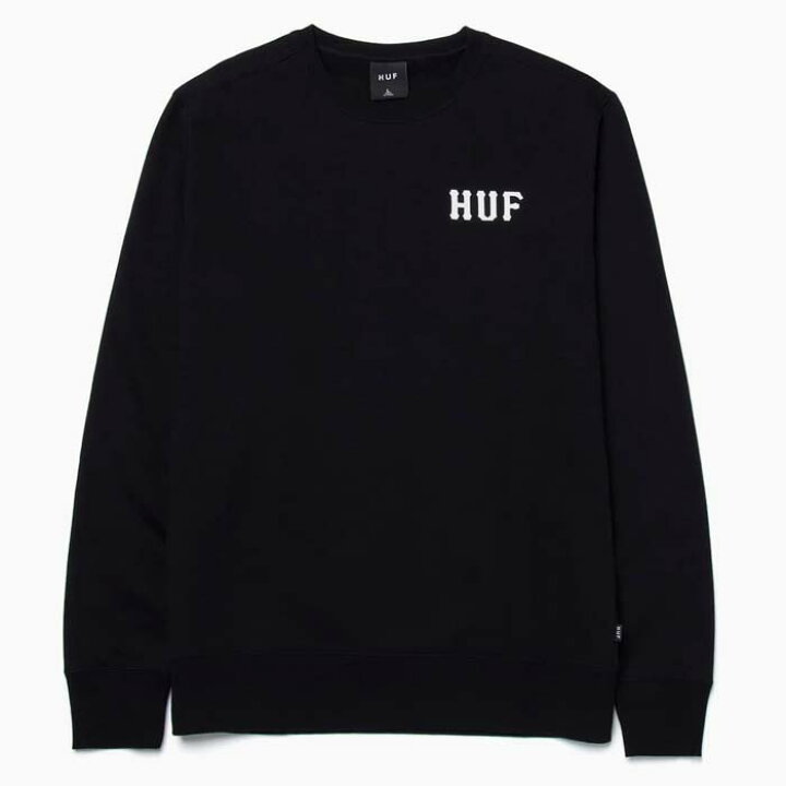 楽天市場】HUF ハフ スウェットシャツ メンズ ESSENTIALS CLASSIC H 