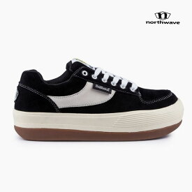 【MAX2500円OFFクーポン＆P10倍】【最強配送】ノースウェーブ エスプレッソ スニーカー NORTHWAVE ESPRESSO SUEDE メンズ レディース 黒白 スエード NW001 BLW