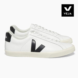 VEJA �X�j�[�J�[ ���f�B�[�X ESPLAR LEATHER WHITE BLACK ���U�[ �� �� EO020005