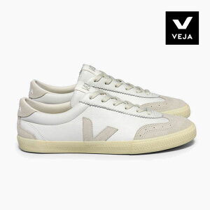 VEJA �X�j�[�J�[ ���f�B�[�X VOLLEY LEATHER WHITE NATURAL ���U�[ �� �x�[�W�� VO203852