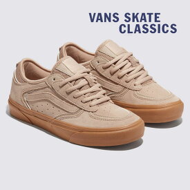バンズ スケシュー VANS SKATE ROWLEY ヴァンズ スケート ローリー スニーカー メンズ スエード ベージュ ガムソール VN0A2Z3O4NF PRO US企画 SKATEBOARDING SB