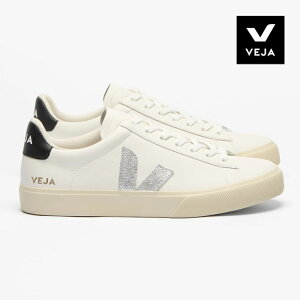 �yMAX3000�~OFF�撅�N�[�|����P20�{�z�y�ŋ��z���zVEJA �X�j�[�J�[ ���f�B�[�X CAMPO LEATHER WHITE SILVER BLACK ���U�[ �� �V���o�[ CP0521753