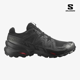 【MAX2500円OFFクーポン＆P10倍】【最強配送】サロモン スニーカー トレイルランニングシューズ ゴアテックス メンズ レディース SALOMON SPEEDCROSS 6 GORE-TEX M/L41738600 W/L41743400 スピードクロス6 防水 透湿 軽量 トレランシューズ ハイキングシューズ 黒