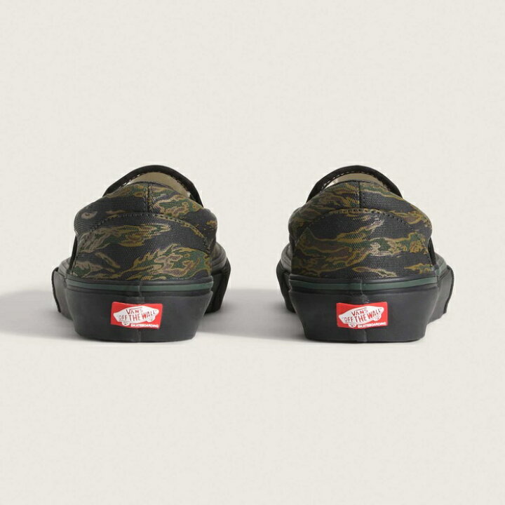 楽天市場】バンズ スケート スリッポン タイガーカモ VANS SKATE SLIP 