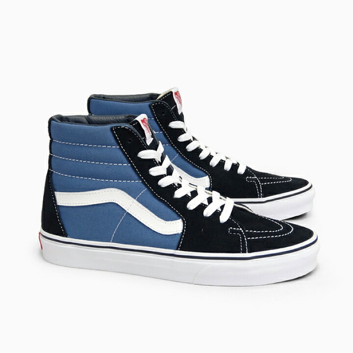 楽天市場 12 Off Vans Sk8 Hi Vn000d5invy バンズ スケートハイ ネイビー ハイカット スニーカー メンズ レディース キャンバス スエード スケートシューズ スニーカー 坊主