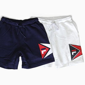 【フィラ ハーフパンツ】FILA ヘリテージ スウェット スウェットパンツ イージーパンツ EASY SHORT PANTS FM9555 ホワイト 白 ネイビー 紺 ショートパンツ プレゼント