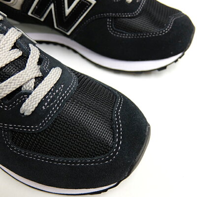 ニューバランス574NEWBALANCEML574BLACKメンズレディーススニーカーML574EGKスエードブラック黒M574