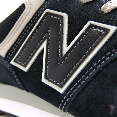 ニューバランス574NEWBALANCEML574BLACKメンズレディーススニーカーML574EGKスエードブラック黒M574
