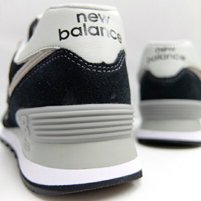 ニューバランス574NEWBALANCEML574BLACKメンズレディーススニーカーML574EGKスエードブラック黒M574