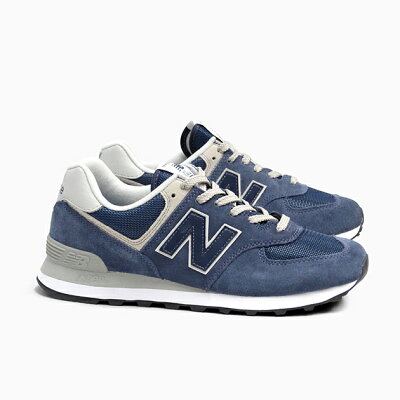 ニューバランス574NEWBALANCEML574NAVYメンズレディーススニーカーML574EGNスエードネイビー紺色M574