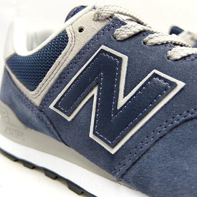 ニューバランス574NEWBALANCEML574NAVYメンズレディーススニーカーML574EGNスエードネイビー紺色M574