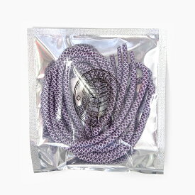 【毎日発送】GETABACO ROPE LACES GRAPE[ゲタバコ ロープレース 5mm/120cm グレープ/紫白][シューレース/靴紐/日本製/丸紐/スニーカー]