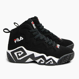【毎日発送】FILA MB FHE102 0001 フィラ マッシュバーン ブラック スニーカー メンズ レディース NBA シグネチャーモデル 黒 厚底 靴