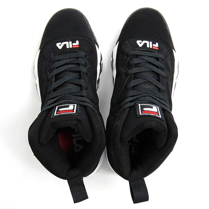 楽天市場 Fila Mb Fhe102 0001 フィラ マッシュバーン ブラック スニーカー メンズ レディース バスケットボールシューズ Nba シグネチャーモデル 黒 厚底 靴 スニーカー 坊主