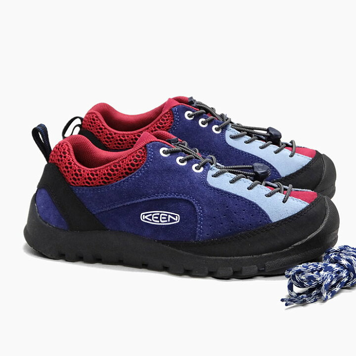 楽天市場 Keen Jasper Rocks Sp キーン ジャスパー ロックス メンズ ハイキング アウトドアシューズ スニーカー 青赤 登山 野外フェス スニーカー 坊主