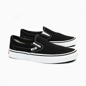 【500円OFFクーポン対象】【毎日発送】バンズ スリッポン VANS CLASSIC SLIP-ON VN000EYEBLK ブラック ヴァンズ スニーカー メンズ レディース キッズ 黒 キャンバス クラシックスリッポン US企画