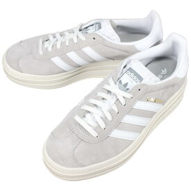 アディダス adidas スニーカー ガゼル ボールド ウィメンズ GAZELLE BOLD W グレーツー/フットウェアホワイト/コアホワイト HQ6893 【GHOG】