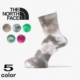 ノースフェイス THE NORTH FACE 靴下 タイダイ クルー TIE DYE CREW NN82316 NK FU LO SL PP【GIOG】