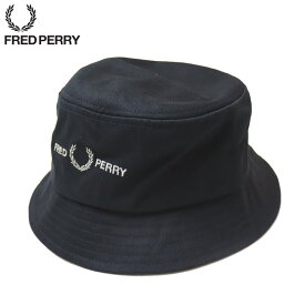 フレッドペリー FRED PERRY 帽子 グラフィック ブランド ツイル バケット ハット Graphic Brand Twill Bucket Hat HW4631 V53［CP］【GIOG】