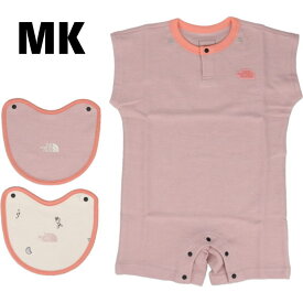 【最大100%ポイントバック7月限定※要エントリー】ノースフェイス THE NORTH FACE 子供 ベビー ラッチ パイル ロンパース & 2P ビブ B Latch pile Rompers & 2P Bib NTB12567 DG(ダックグリーン)MK(メタルピンク)DD(ドゥードルズ)GB(グリーンブルーリー) 【GJOG】