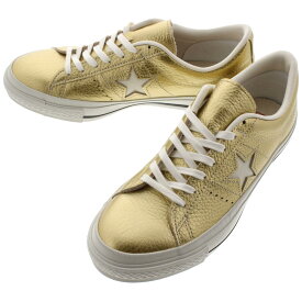 【靴ひも通しサービス実施中】 コンバース CONVERSE スニーカー ワンスター ジャパン メタリック ONE STAR J METALLIC ゴールド GLD 【GOON】