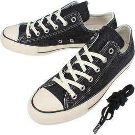 コンバース CONVERSE スニーカー オールスター 100 オカヤマデニム オックス ALL STAR 100 OKAYAMA DENIM OX ブラック 1SC554 【GFOJ】