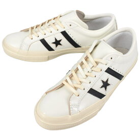 コンバース CONVERSE スニーカー スター&バーズ US レザー STAR&BARS US LEATHER ホワイト/ブラック 1SD903【GIOF】