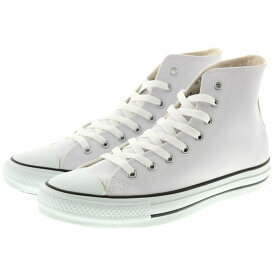 定番 コンバース CONVERSE スニーカー LEA ALL STAR HI レザー オールスター ハイ ホワイト 1B907