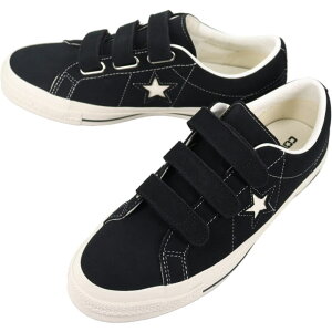 4������I�ő�S�z�|�C���g�Ҍ����v�G���g���[ �R���o�[�X CONVERSE �X�j�[�J�[ �����X�^�[ �X�G�[�h V-3 ONE STAR SUEDE V-3 �u���b�N BLACK 33702990�yGKOH�z