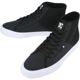 ディーシーシューズ DC SHOES スニーカー マニュアル ハイ TXSE MANUAL HI TX SE ブラック/ホワイト DM214011 BKW 【GFOM】