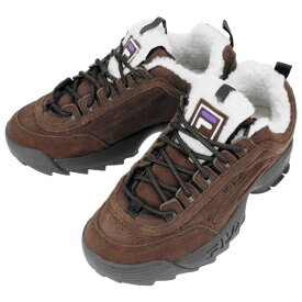 フィラ FILA スニーカー ディスラプター2 シャーリング Disruptor 2 Shearling チョコレートブラウン/タートルドーブ/ホワイト Chocolate Brown/Turtledove/White UFW22049 222【GGFO】