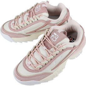 【返品不可】 フィラ FILA スニーカー ディスラプター2 EXP x ビーファースト Disruptor II EXP × BE:FIRST ホワイト（SNOW WHITE/MAUVE MORN） WSS23023 661 【GHOH】