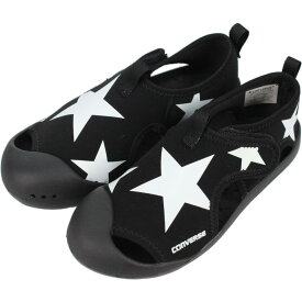 子供 コンバース CONVERSE キッズ CVスター サンダル ブラック KID'S CVSTAR SANDAL BLACK 3SC887【GGOH】