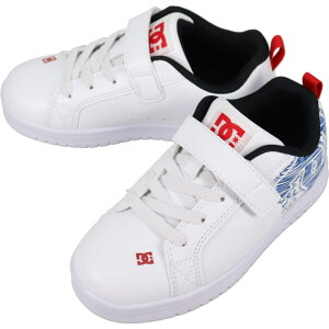 �f�B�[�V�[�V���[�Y DC SHOES �X�j�[�J�[ �L�b�Y �R�[�g �O���t�B�b�N ���C�g EV COURT GRAFFIK LITE EV �z���C�g/�u���[/���b�h DK254601 WBU �q���yGJOM�z