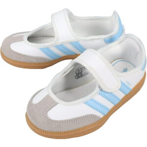 5������I�ő�S�z�|�C���g�Ҍ����v�G���g���[ �A�f�B�_�X adidas �T���o �W�F�[�� �`���C���h SAMBA JANE C �t�b�g�E�F�A�z���C�g/�N���A�X�J�C/�K�� JQ9305 �q�� �yGKOF�z