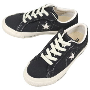 4������I�ő�S�z�|�C���g�Ҍ����v�G���g���[ �R���o�[�X CONVERSE �X�j�[�J�[ �L�b�Y �����X�^�[ �C�[�W�[�I�� KID'S ONE STAR EASYON �u���b�N 3SF005 37303871 �q�� �yGKOF�z
