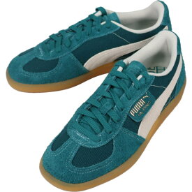 7月限定！最大全額ポイント還元※要エントリー プーマ PUMA スニーカー ユニセックス パレルモ ヴィンテージ Palermo Vintage ゴールドグリーン/フロステッドアイボリー 396841 06【GIFO】